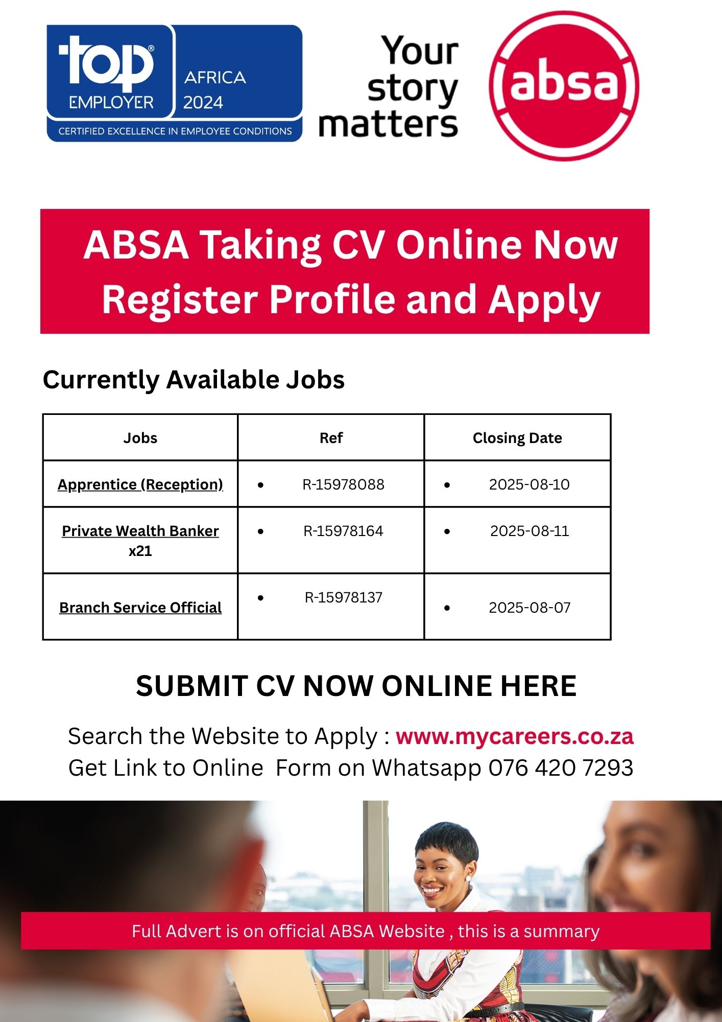 absa jobs