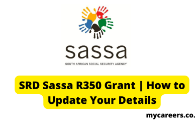 SRD Sassa R350 Grant | How to Update Your Details