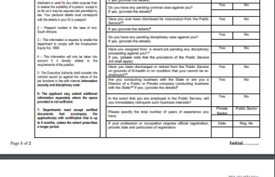 Z83 Form 2023, employment application, South African government, job application, application form, vacancies, recruitment, completing the Z83 Form